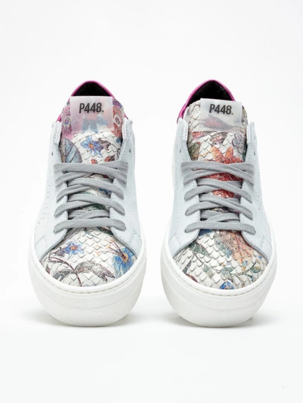 P448 Thea Floral Sneakers Size 38 EU 7 - 7.5 US